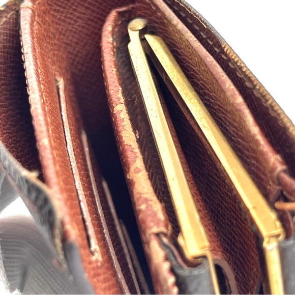 LOUIS VUITTON Monogram Porte Monnaie Viennois Bifold KissLock Wallet Authentic - Picture 8 of 14